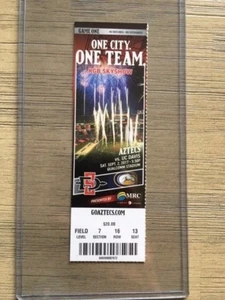 2017 San Diego State Aztecs Football Official Mint Ticket Stub - pick any game! - Picture 1 of 1