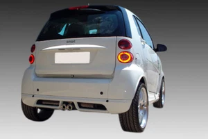 Heckdiffusor Heckansatz Tuning passend für Smart fortwo 451 07-15 K135002 - Bild 1 von 5