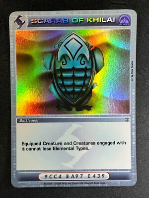 Chaotic Scarab of Khilai 154/200 AU 1st Edition Super Rare Battlegear NM/LP - Image 1 of 2