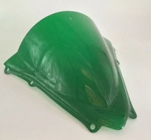 KAWASAKI H2R DOUBLE BUBBLE SCREEN IN GREEN - Picture 1 of 1