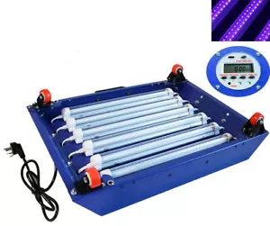 110V Movable Exposure Unit w/LED UV Lamp Tube for Screen Printing etc15.7x19.6'' - Picture 1 of 24