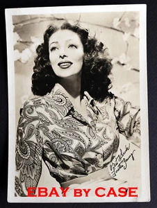1940er~LORETTA YOUNG~5 x 7 FAN FOTOGRAFIE~SIGNIERT~SCHÖN ERHALTEN - Bild 1 von 6