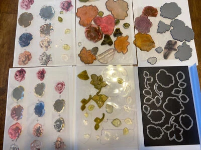 Gran lote de estampillas y troquelados de rosas Foto 1 de 4