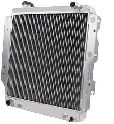 Aluminum Radiator For 1987-2006 Jeep Wrangler TJ YJ 2.4L 2.5L 4.0L 4.2L - Image 1 of 4