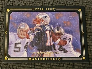 2008 Upper Deck Masterpieces Preview Framed Black Border Tom Brady #MPP8 UDA - Picture 1 of 4