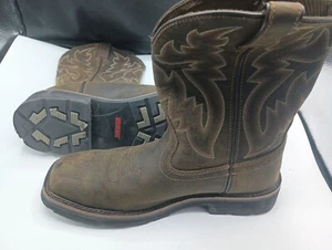 Wolverine - Herren Rancher Stahlkappe Stiefel, braun, Größe 11 (mäßige Gebrauchsspuren) - Bild 1 von 1