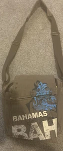 Robin Ruth The City of BAHAMAS purse mess gray denim Purse (B3) - Picture 1 of 8