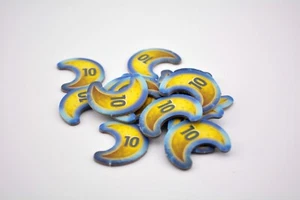 When I Dream board game replacement part pieces - qty 15 10pt moon tokens - Picture 1 of 1