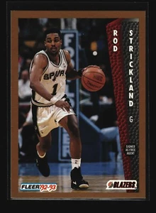 1992-93 Fleer #192 Rod Strickland (NM) (BSK) - Foto 1 di 2
