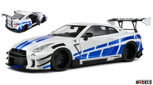 NISSAN GT-R R35 LIBERTY WALK BODY KIT Paul Tribute Solido Die Cast 1/18 S1805816 - Foto 1 di 9