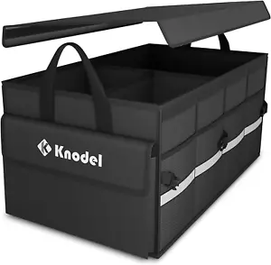 Car Trunk Organizer with Lid, Collapsible Car Trunk Storage Organizer, Car Organ - Picture 1 of 12