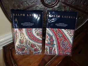New Ralph Lauren Norwich Road Pyne Paisley Standard Sham Pair - Picture 1 of 3
