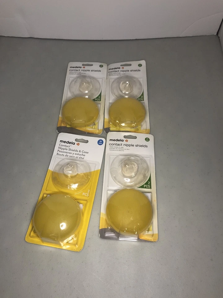 Medela Contact Nipple Shield for Breastfeeding 24mm 2 Count With Carrying Case
