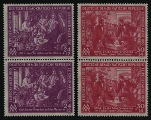 RDA 1950 - Mi-Nr. 248-249 ** - MNH - Par - vertical - Imagen 1 de 2