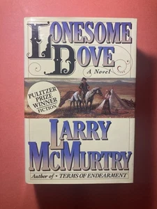 “Lonesome Dove” - Larry McMurtry (1985, 1st Ed/22nd Printing, HCDJ, p621 Error) - Picture 1 of 10