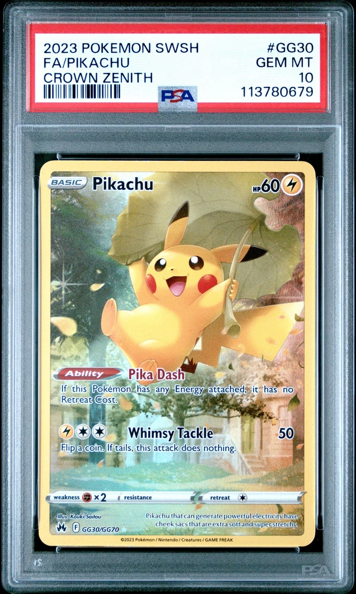 Pikachu GG30/GG70 Crown Zenith: Galarian Gallery for sale | eBay