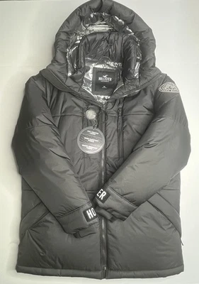 NEW Hollister by Abercrombie&Fitch Men's Down Utility Parka Navy Jacket Coat XL - Image 1 of 4