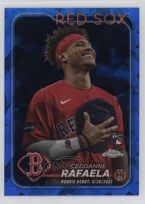 2024 Topps Chrome Update Sapphire Edition Debut Ceddanne Rafaela Rookie RC - Image 1 of 2