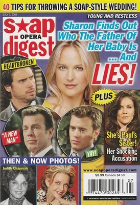 Soap Opera Digest July 7, 2009 CHRISHELL STAUSE-RICKY PAULL GOLDIN-VAIL BLOOM-YR - Image 1 of 4