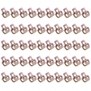 50Pcs Clamp Clip Spring Clip 6mm 65 Mn Spring Steel for Silicone Rubber Hose - Picture 1 of 12