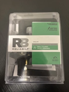 Reliabilt Flur-/Schranktürgriff schwarz matt - Modell: Dallas Artikel: #1658858 - Bild 1 von 5