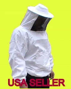 ¡OFERTA! Bata de apicultura PRO - Chaqueta - Traje de abeja - Sombrero Velo - Talla grande (Vendedor de EE. UU.) - Imagen 1 de 1