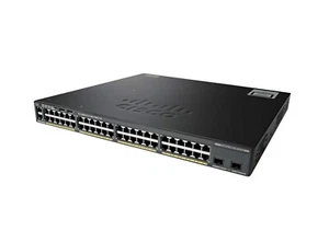 Przełącznik Cisco Catalyst WS-C2960X-48LPD-L PoE v06 + 1x moduł układania w stosy Cisco 2960-X - Zdjęcie 1 z 2