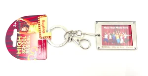 NEW Disney “High School Musical” Photo Holder Picture Frame Metal 2” Keyring - Picture 1 of 5