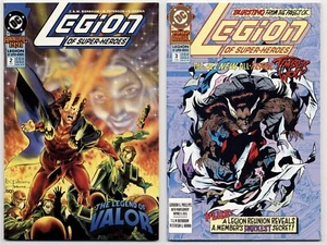 Lot of 2 - Legion Of Super-Heroes Annual #2 & 3 - DC Comics - 1991 & 1992 - F/VF - Picture 1 of 5