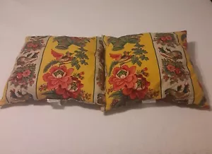 Waverly Vintage Rooster,Floral, Bird Decorative Pillows x 2 NOTE - Picture 1 of 6