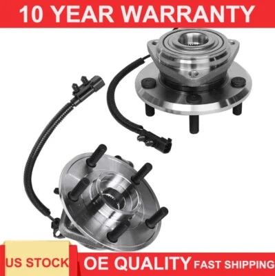 Conjunto de cojinete y buje de rueda delantera para Jeep Wrangler 2007 2008 2009 2010 con ABS Foto 1 de 4