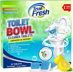 Toilet bowl cleaner tablets 24 Pack, 1 year supply - Picture 1 of 6