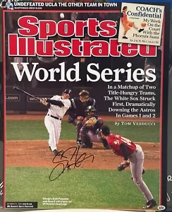 Scott Podsednik Signed 16x20 2005 World Series Photo White Sox Autograph SI - Picture 1 of 3