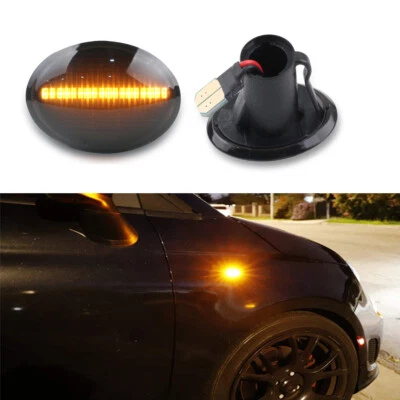 Sequential LED Side Marker Blinker Signal Light For Fiat 500 Lancia Ypsilon SB2 Foto 1 de 4