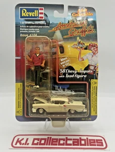 Revell escala 1:64 AMERICAN GRAFFITI '58 CHEVY IMPALA con figura de sapo diecast - Imagen 1 de 5