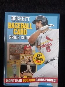 Beckett Baseball Card Price Guide 28th Edition 2006 Pujols Cover MLB - Picture 1 of 2