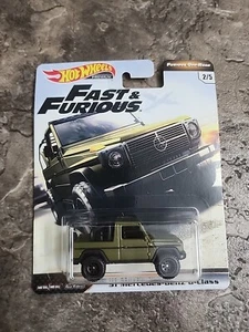 Hot Wheels Real Riders '91 Mercedes-Benz G-Class Jeep Truck Green Toy Car New! - Picture 1 of 5