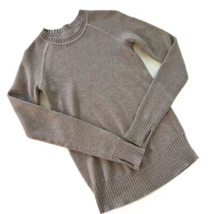 Maglione girocollo Lululemon donna taglia 4 Still Lotus rosa polvere - Foto 1 di 6