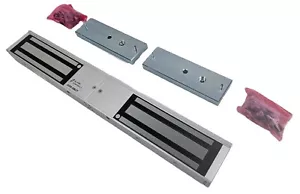 Alarm Controls Assa Abloy 1200D Double Magnetic Lock 1200Lb Holding 12/24Vdc NEW - Picture 1 of 10
