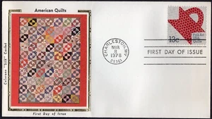 Scott #1746 Folk Art Quilts (03/08/78) Colorano Silk FDC Charleston West VA - Picture 1 of 2
