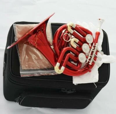 Campana de Grabado Cuerno Francés Piccolo MiNi NUEVA LACA Roja ENVÍO GRATUITO Foto 1 de 4