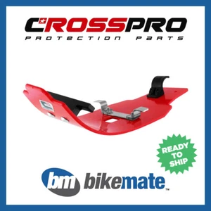 Engine Guard Bash Skid Plate MX Red for HONDA CRF 250 R 2014 2015 2016 2017 - Picture 1 of 1