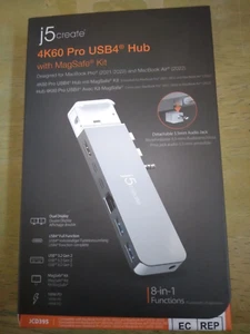 J5 CREATE 4K60 Pro USB4 Hub-with MagSafe kit - Afbeelding 1 van 5