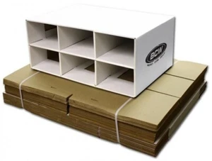 Caja de almacenamiento de tarjetas BCW Shoe House cartón (para cajas ""1600 quilates"") - Imagen 1 de 3