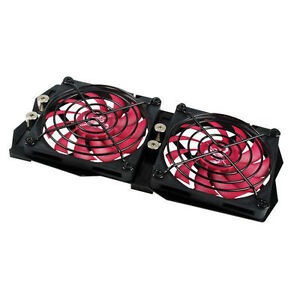 Ever Cool  Flexible Fixed Clip VGA Cooler Dual Replacement Fan (RVF-2F)
