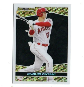 Topps Chrome Aggiornamento 2021 Nero Oro Shohei Ohtani - Foto 1 di 1
