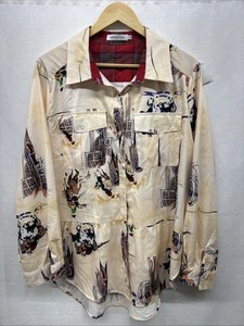 Chemise western femme Misslook cowboys chevaux selles manches longues taille 3X - Photo 1/8