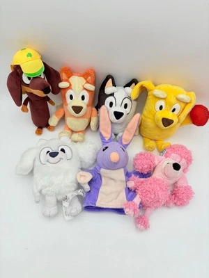 Bluey Friends Plush Lot Socks Snowball Coco Snickers Lucky Muffin 7 PCS - Image 1 of 4