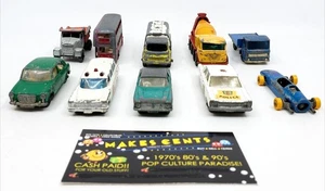 Vintage Lesney Matchbox - Lot of 10 - 1960s Diecast Trucks And Cars - Picture 1 of 2
