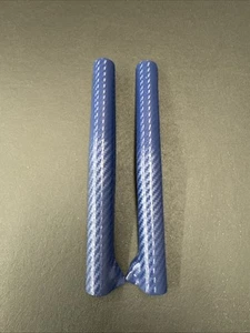 PW50 Frame Guards- Blue Carbon Fiber Texture-FAST SHIPPING! - Picture 1 of 4